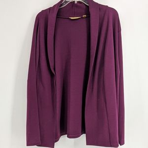 Motto Essentials Burgundy cardigan 3X